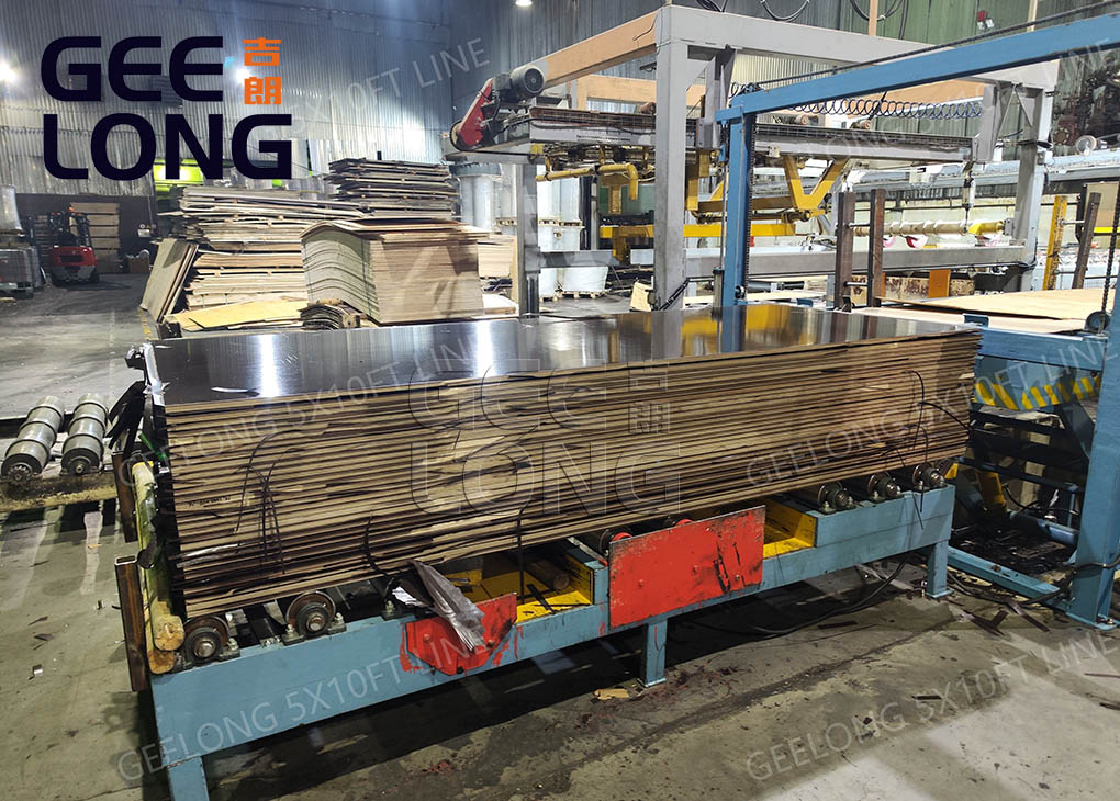 Máquina automática de prensado en caliente de madera contrachapada con película frontal de 5 x 10 pies