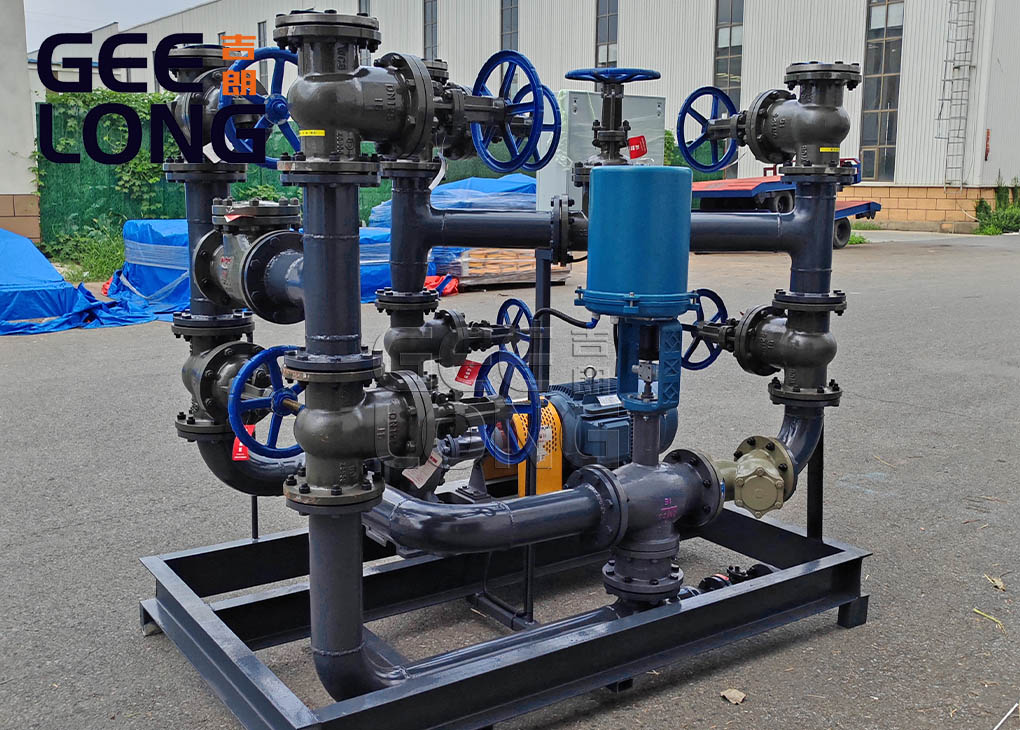 Sistema de bomba de circulación secundaria de aceite térmico de 22KW con CONTROLADOR OMRON