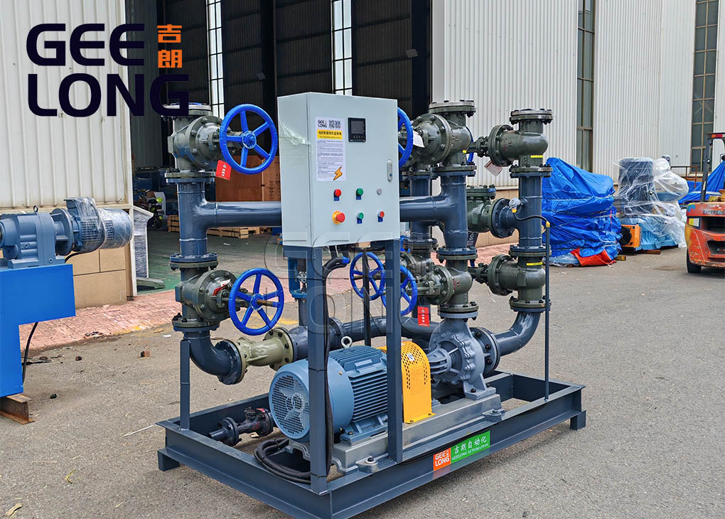 Sistema de bomba de circulación secundaria de aceite térmico de 22KW con CONTROLADOR OMRON