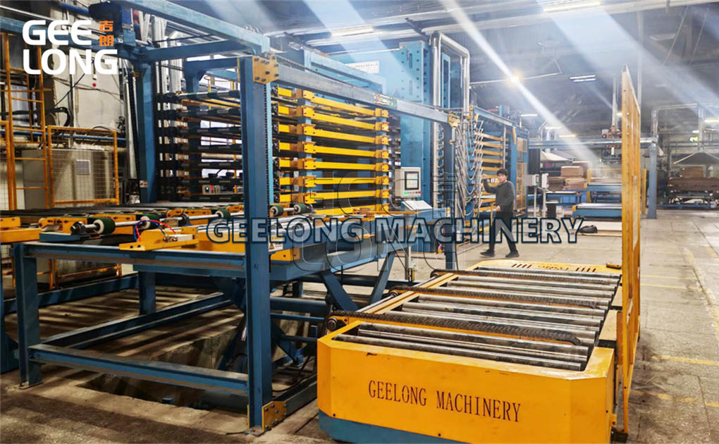 5x10feet película de contrachapado enfrentó línea de máquina de prensa caliente GEELONG