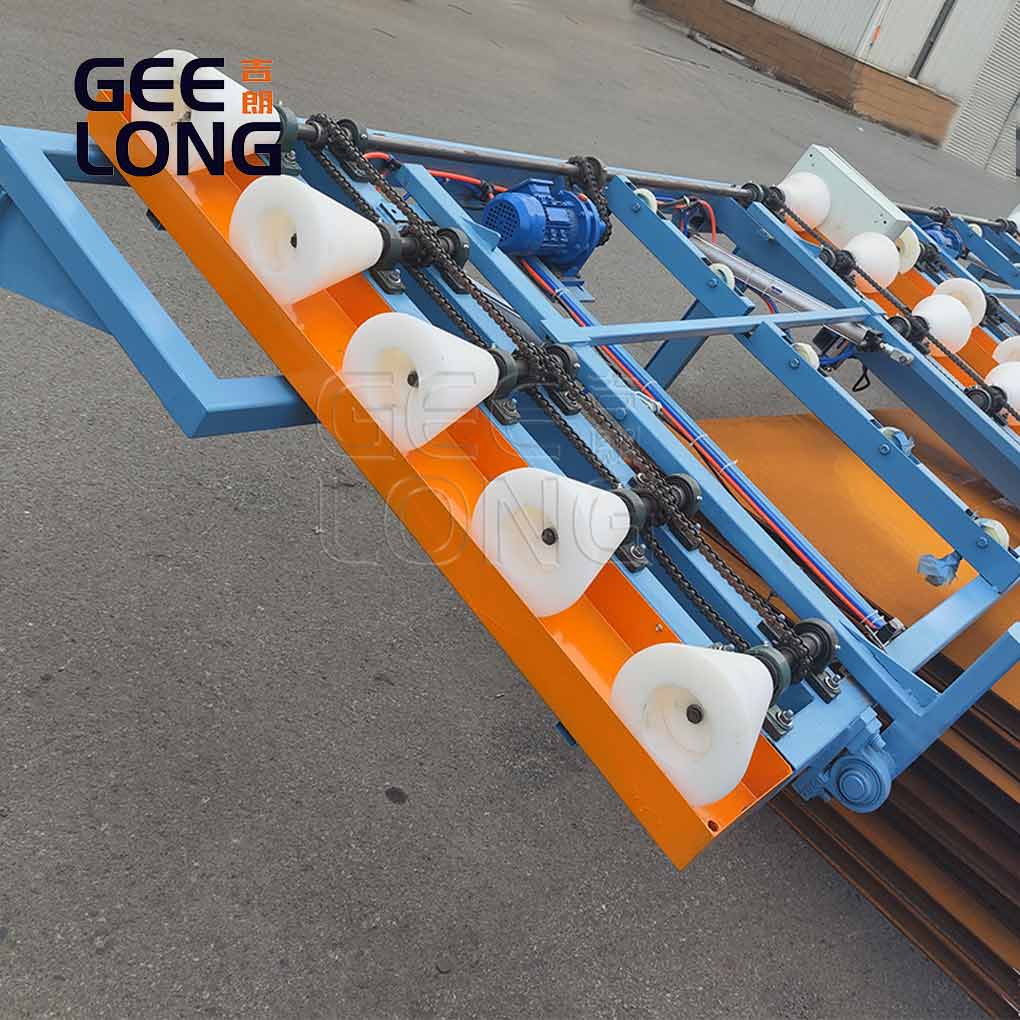 Máquina volteadora de tableros de madera contrachapada encolados de 9 pies
