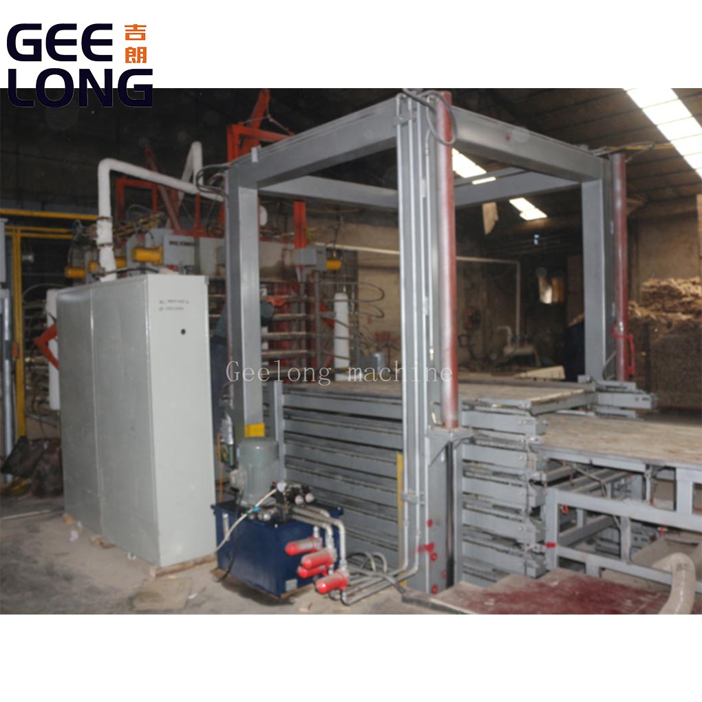 Línea de producción de tableros de bloques