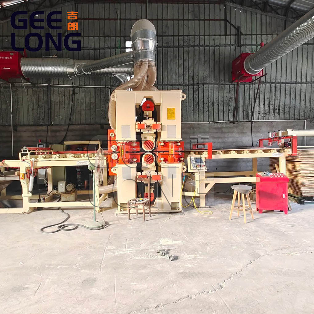 Máquina lijadora de calibración de madera contrachapada de doble cara de alta resistencia de China GEELONG