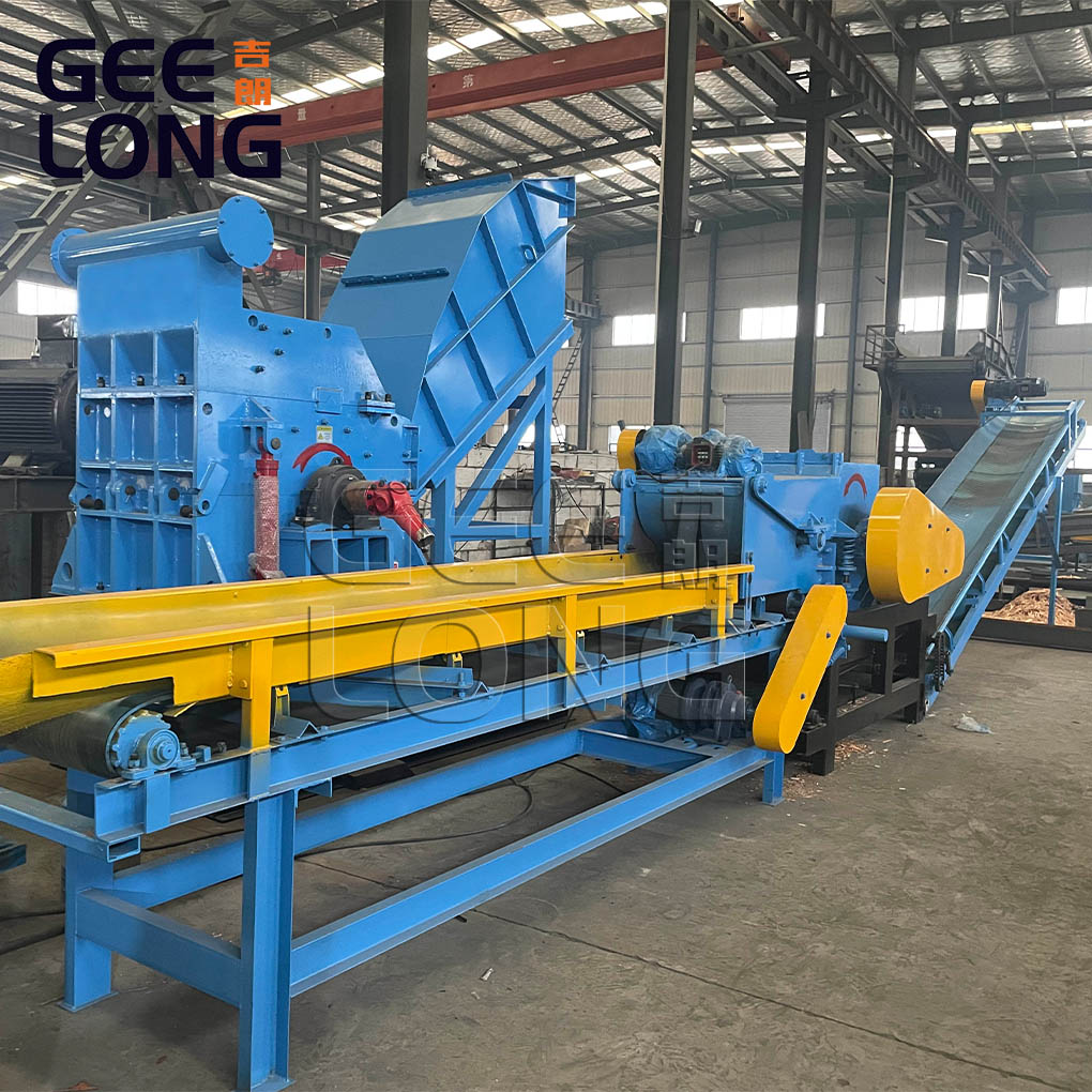Máquina trituradora de virutas de madera de pequeña capacidad, de 1 a 2 toneladas por hora, de China Geelong